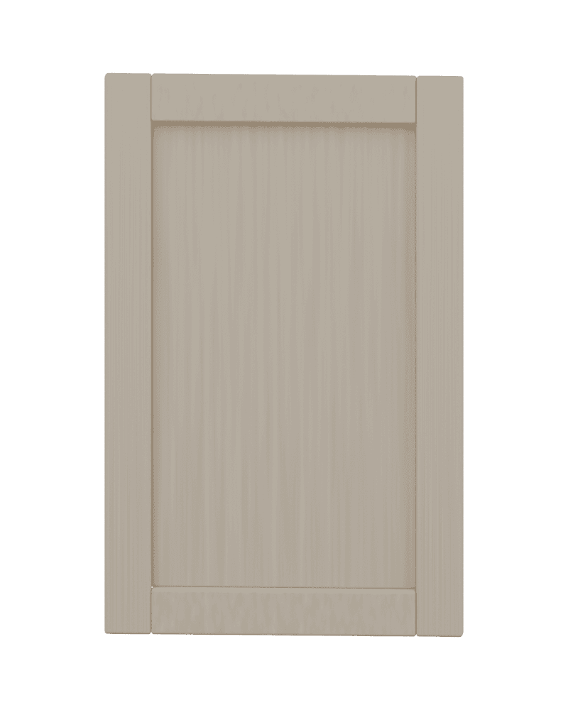 White Oak Shaker cabinet door, matte Blender finish study WO