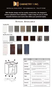 Tall and Pantry Cabinets planning illustration
