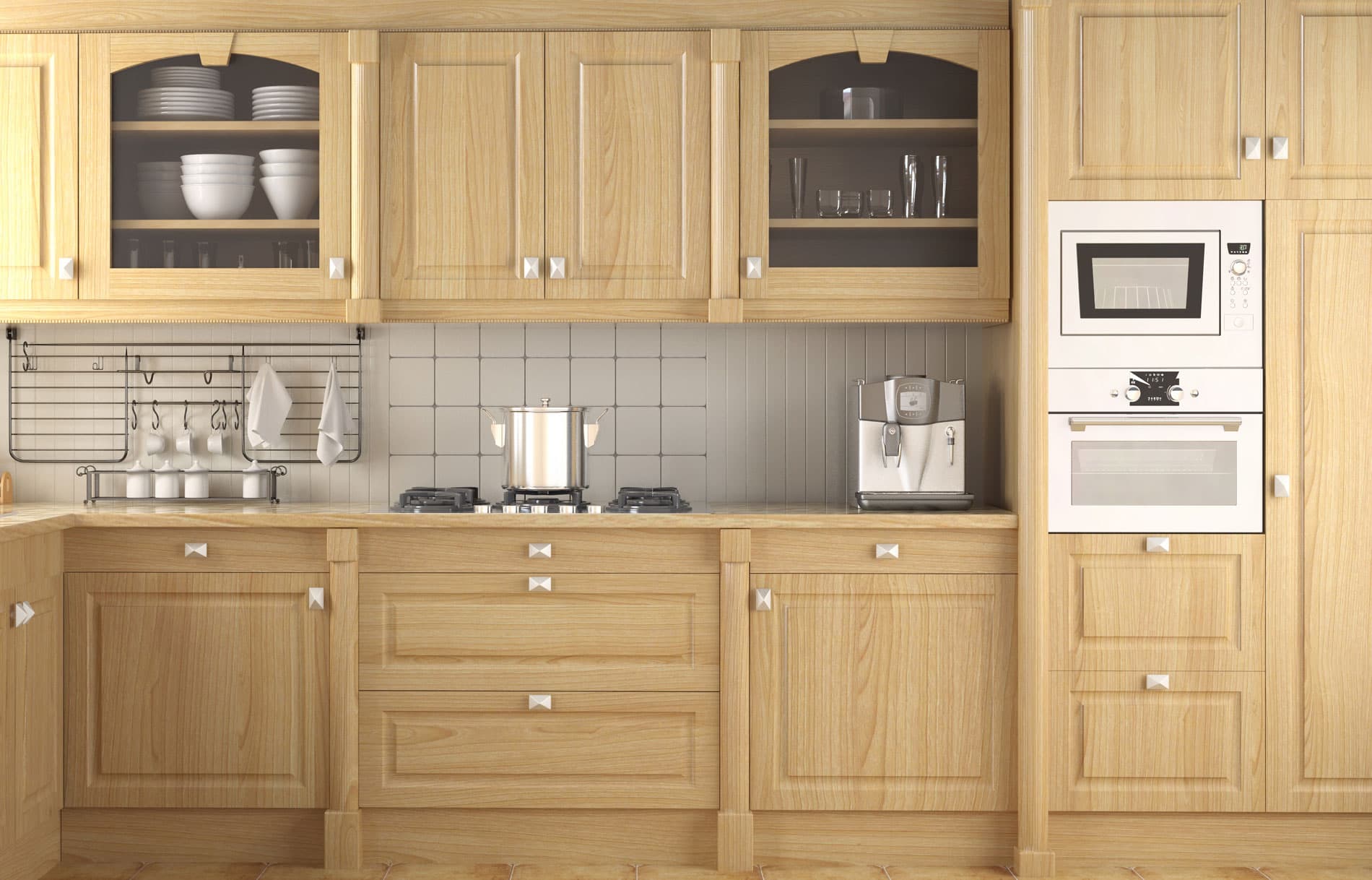 Coordinated cabinet display