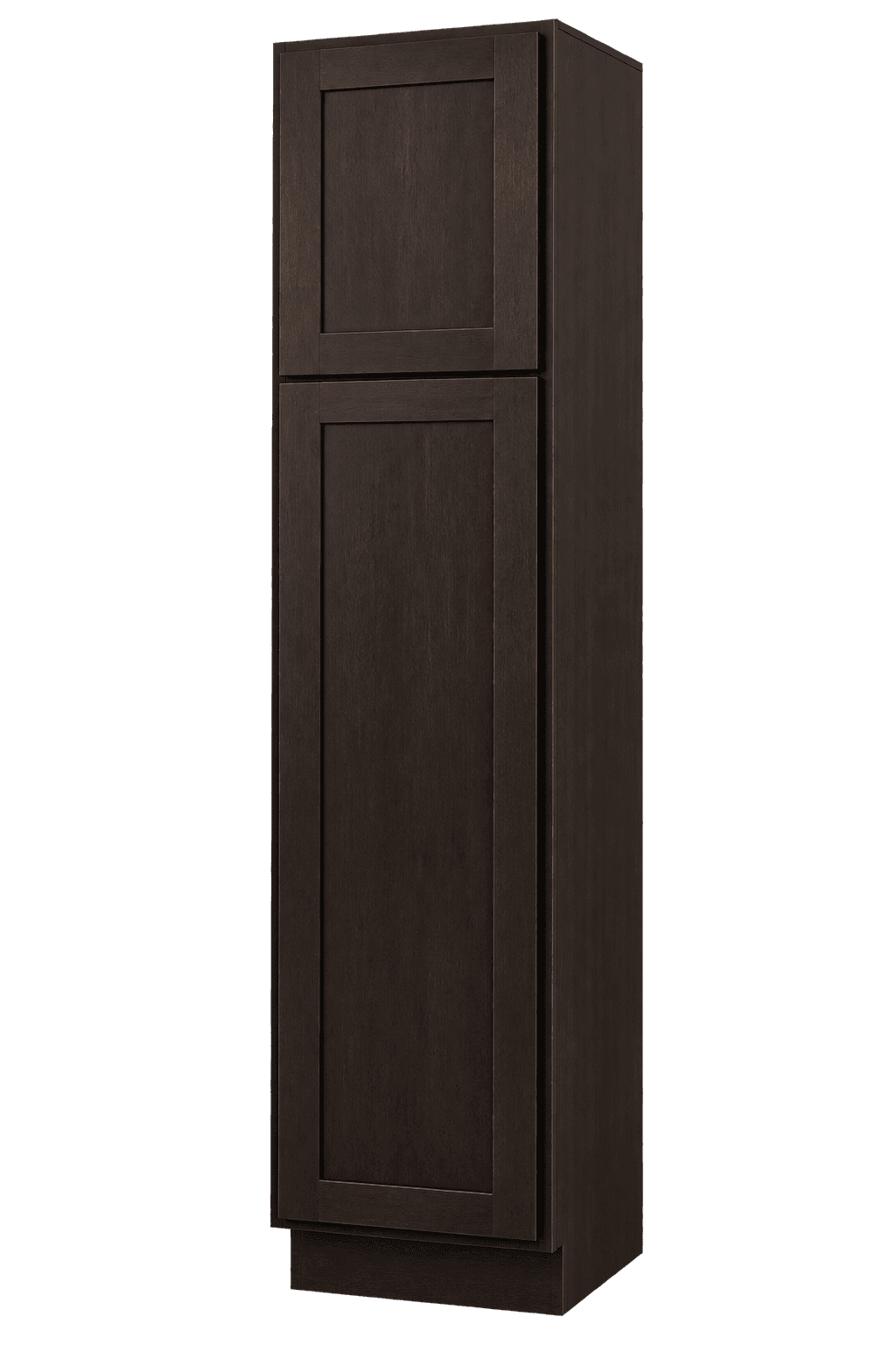 Created visualization of Kingston 18-in Utility Pantry Cabinet in Espresso