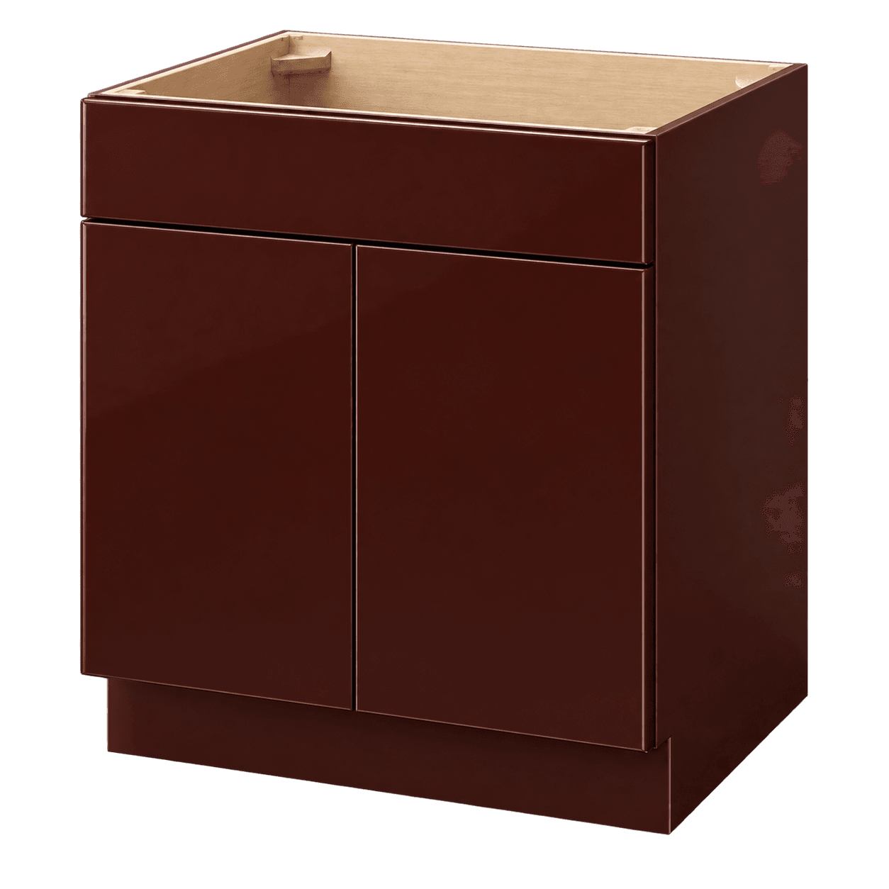Burlington 30-in Vanity Sink Base Cabinet (VSB30) in Leather Brown