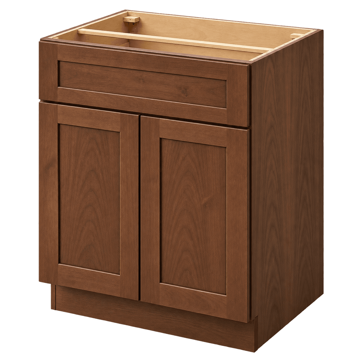 Created visualization of Fairview 24-in Base Cabinet in Walnut