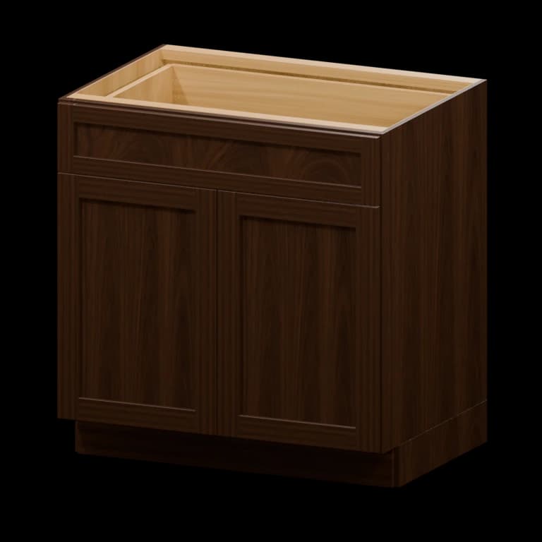 Kingston 33-in Base Cabinet (B33) in Espresso