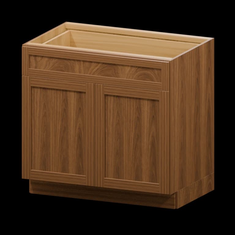 Kingston 36-in Base Cabinet (B36) in Walnut