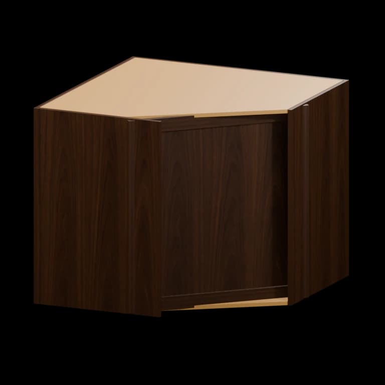Kingston 36-in Diagonal Corner Sink Front (DSB36) in Espresso