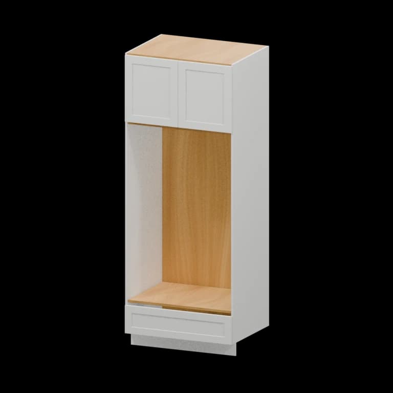 Centerville 33-in Open Pantry Cabinet (OC338424) in White Shaker