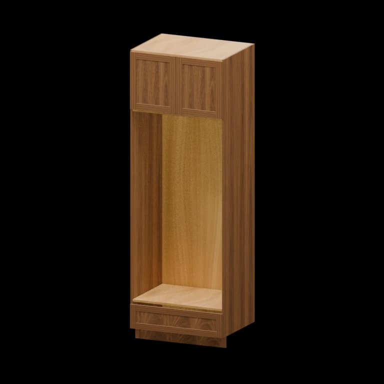 Kingston 33-in Open Pantry Cabinet (OC339624) in Walnut