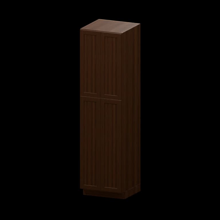 Kingston 24-in Utility Pantry Cabinet (TU249024) in Espresso