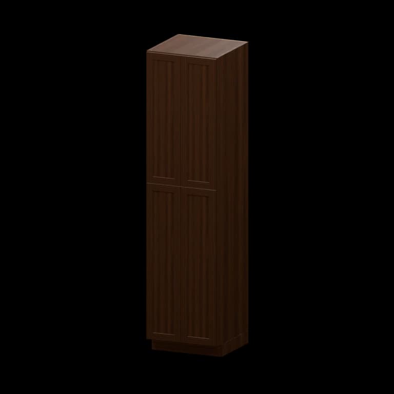 Kingston 24-in Utility Pantry Cabinet (TU249624) in Espresso
