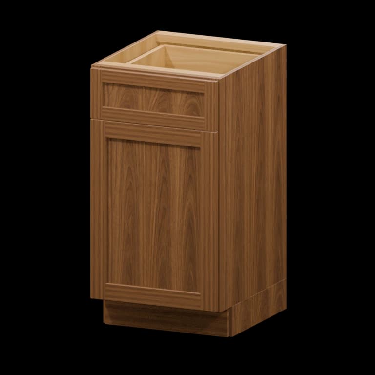 Kingston 18-in Vanity Base Cabinet (VB18) in Walnut