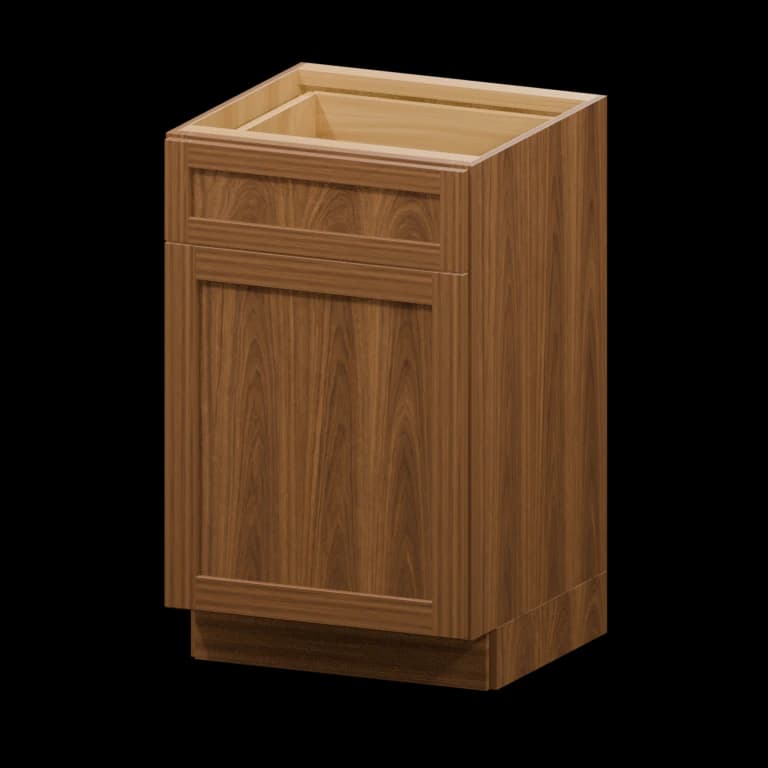 Kingston 21-in Vanity Base Cabinet (VB21) in Walnut