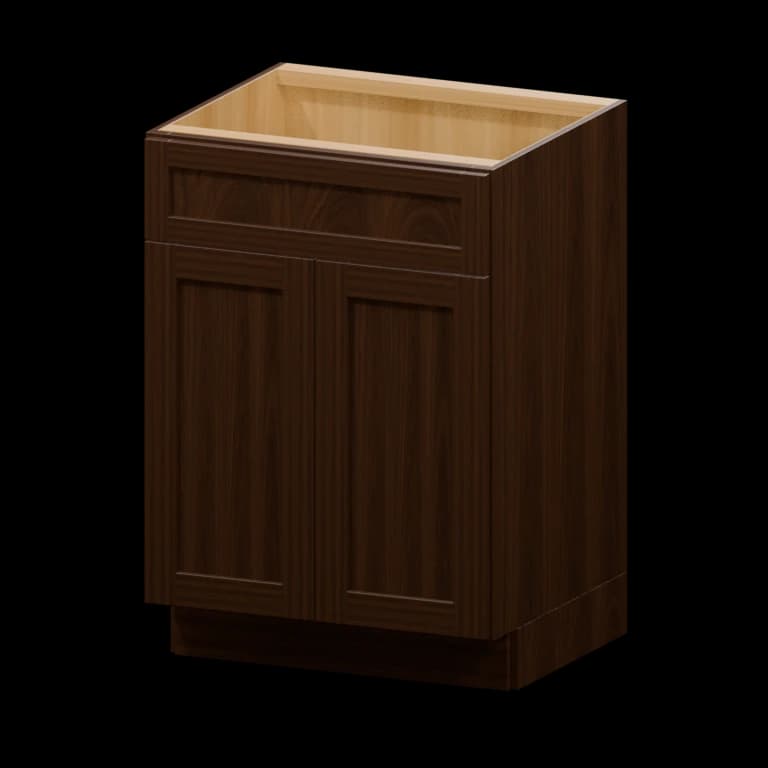 Kingston 24-in Vanity Sink Base Cabinet (VSB24) in Espresso