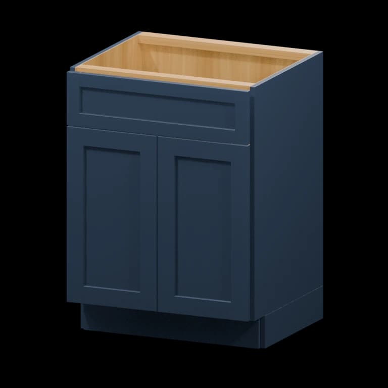 Centerville 24-in Vanity Sink Base Cabinet (VSB24VH) in Navy Blue