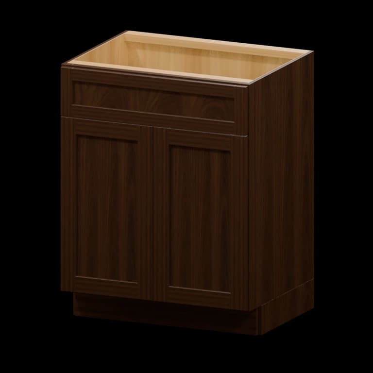 Kingston 27-in Vanity Sink Base Cabinet (VSB27) in Espresso