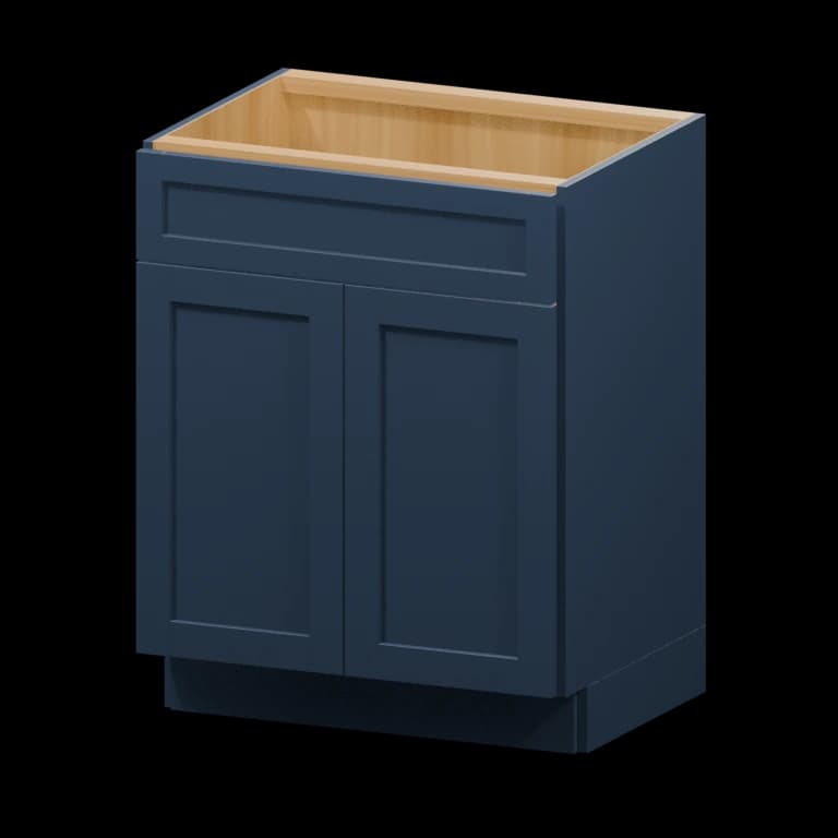 Centerville 27-in Vanity Sink Base Cabinet (VSB27) in Navy Blue