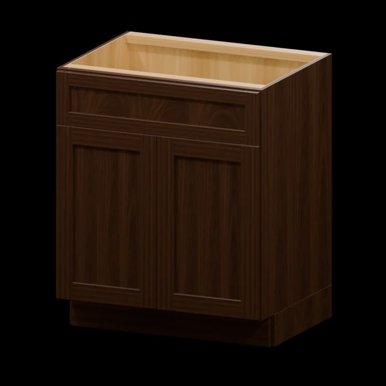 Kingston 27-in Vanity Sink Base Cabinet (VSB27VH) in Espresso