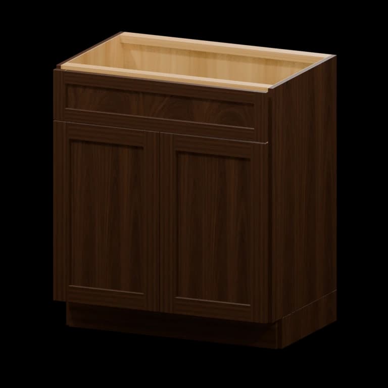 Centerville 30-in Vanity Sink Base Cabinet (VSB30) in Espresso Shaker