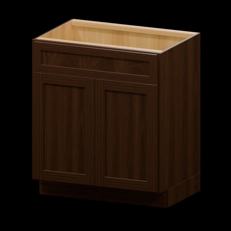 Fairview 30-in Vanity Sink Base Cabinet (VSB30) in Espresso