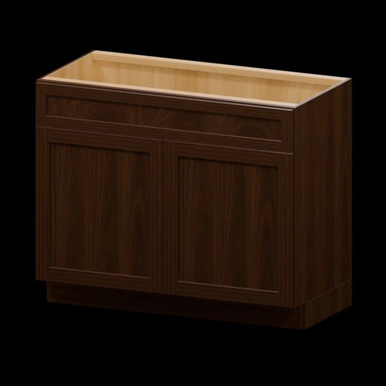 Kingston 42-in Vanity Sink Base Cabinet (VSB42) in Espresso