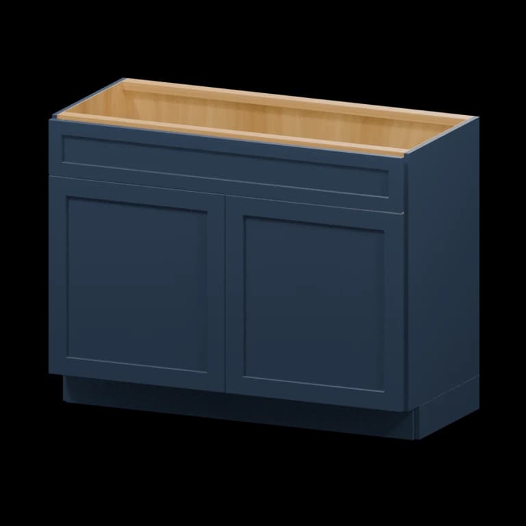 Centerville 45-in Vanity Sink Base Cabinet (VSB45) in Navy Blue