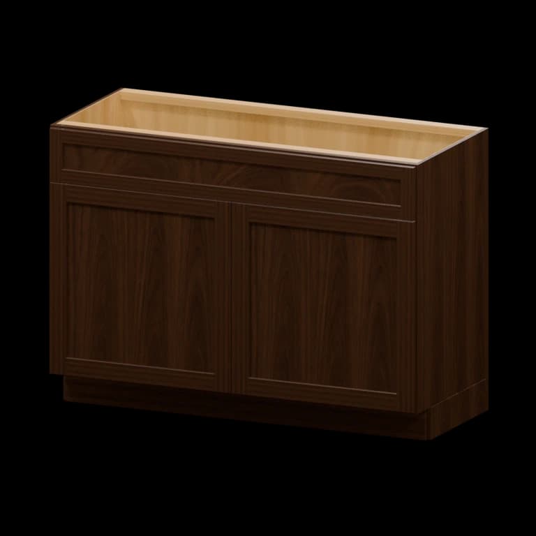 Kingston 48-in Vanity Sink Base Cabinet (VSB48) in Espresso