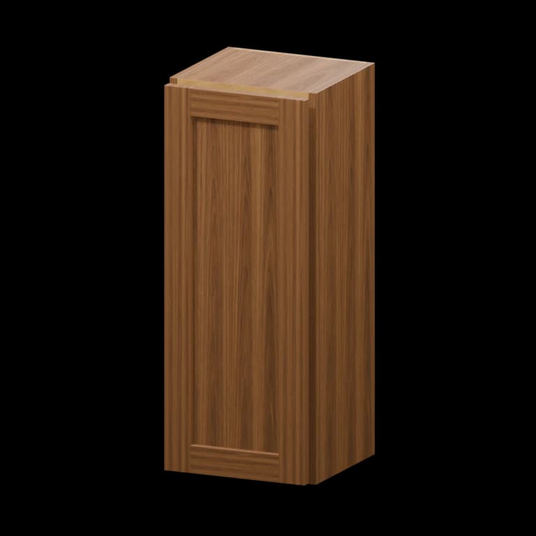 Centerville 12-in Wall Cabinet (W1230) in Walnut Shaker