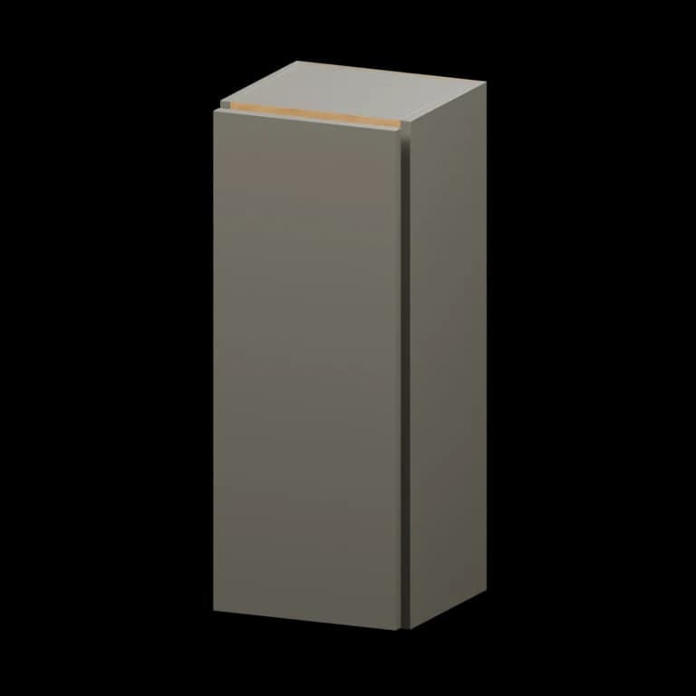 Auburn 12-in Wall Cabinet (W1230) in Solid Moonlight