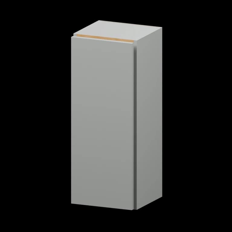Auburn 12-in Wall Cabinet (W1230) in Solid Platinum