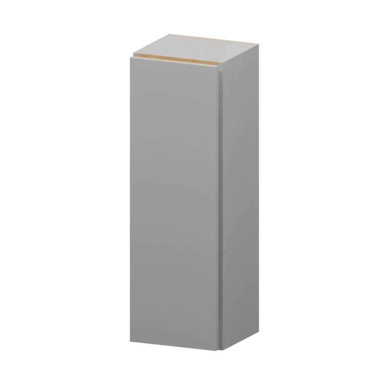 Auburn 12-in Wall Cabinet (W1236) in Solid Platinum