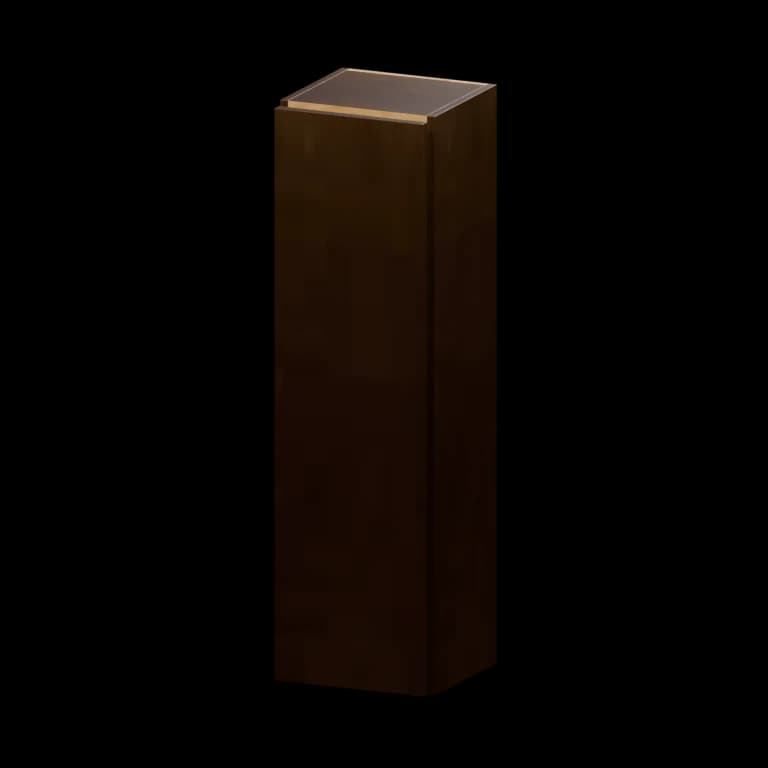 Auburn 12-in Wall Cabinet (W1242) in Dark Chocolate