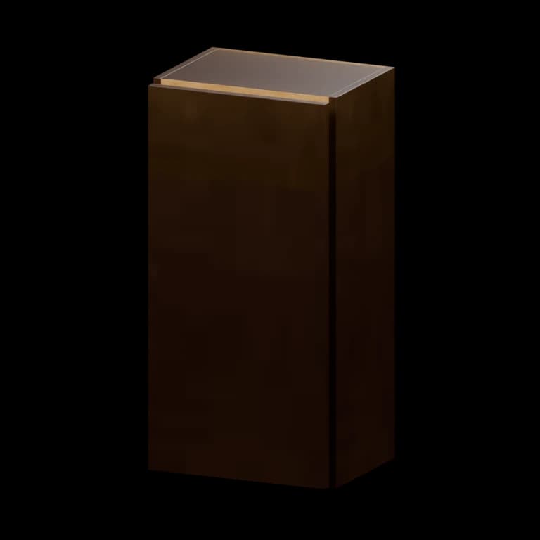 Auburn 15-in Wall Cabinet (W1530) in Dark Chocolate