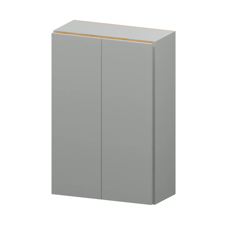 Auburn 24-in Wall Cabinet (W2436) in Solid Platinum