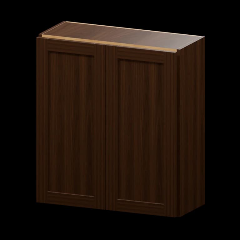 Centerville 27-in Wall Cabinet (W2730) in Espresso Shaker