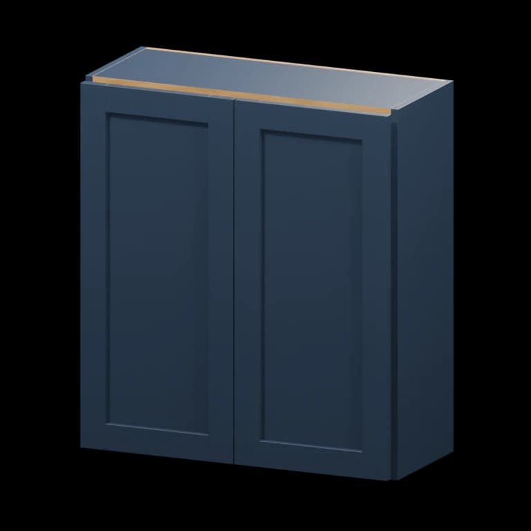 Centerville 27-in Wall Cabinet (W2730) in Navy Blue