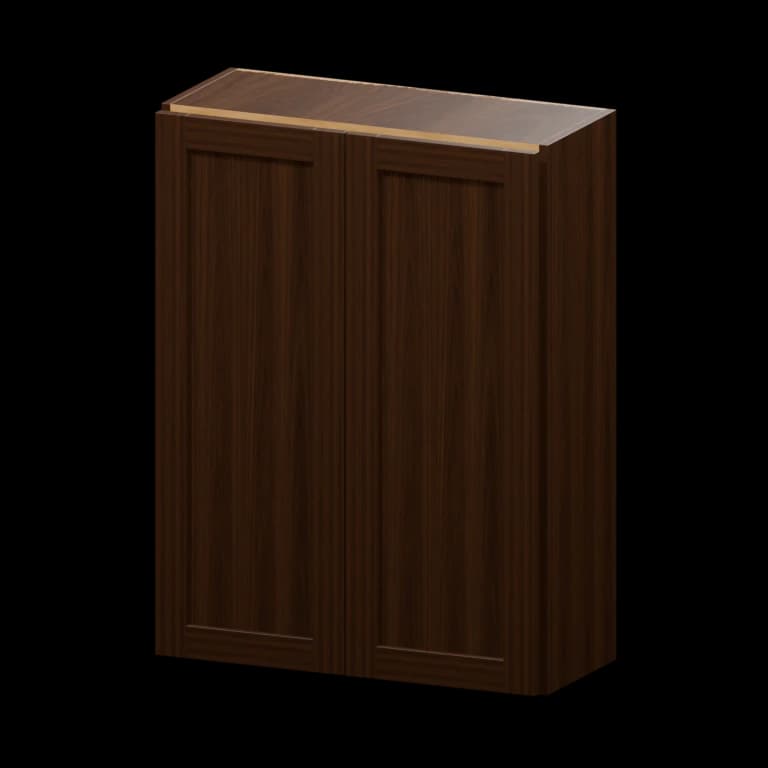 Centerville 27-in Wall Cabinet (W2736) in Espresso Shaker