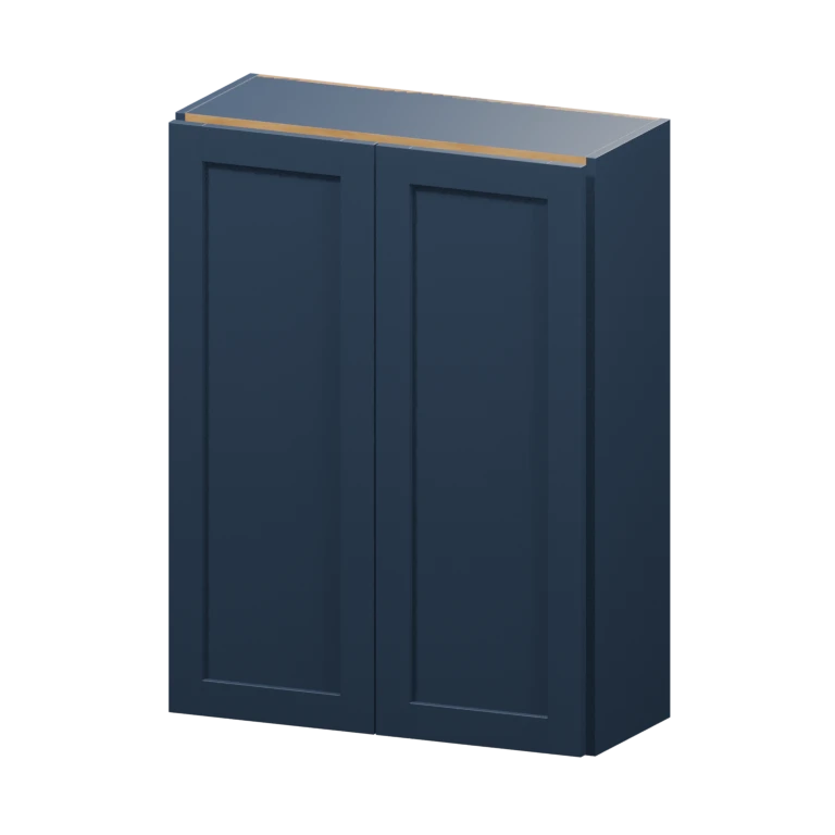 Centerville 27-in Wall Cabinet (W2736) in Navy Blue