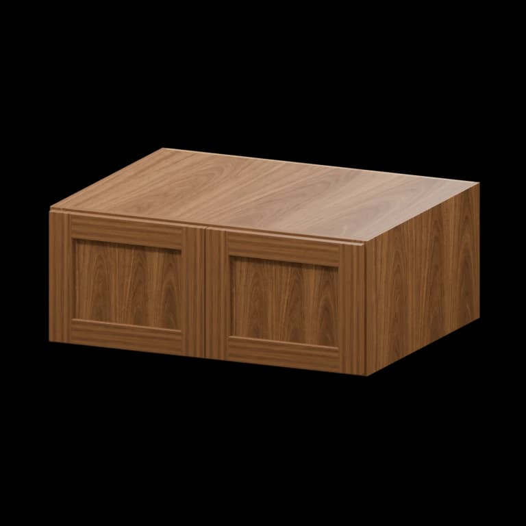 Kingston 30-in Wall Cabinet (W301224) in Walnut