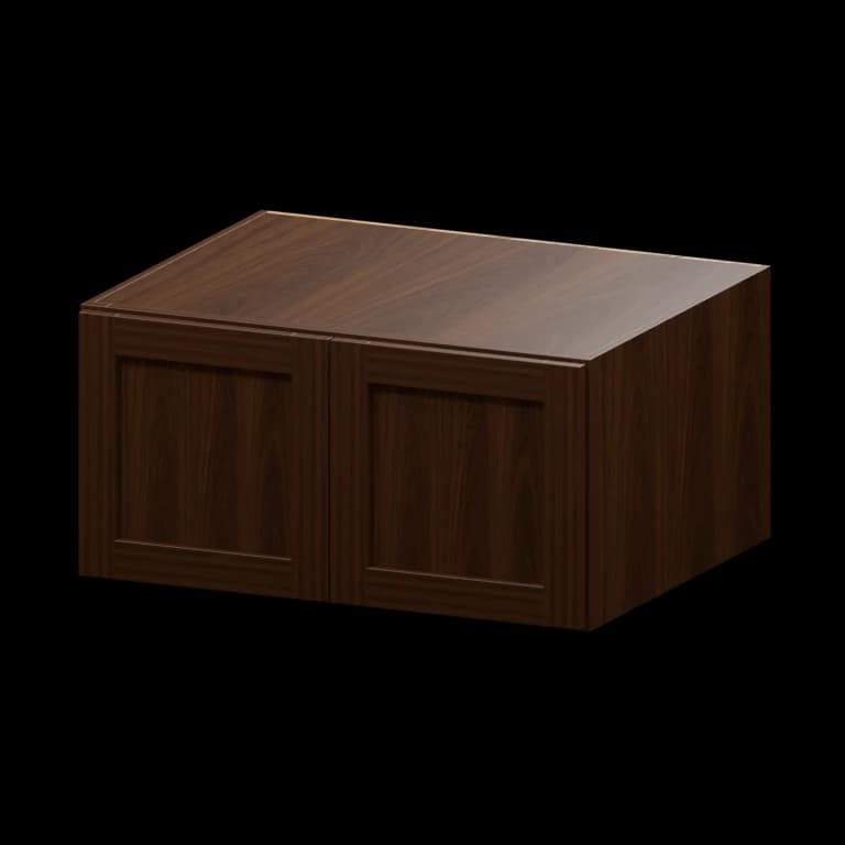 Kingston 30-in Wall Cabinet (W301524) in Espresso