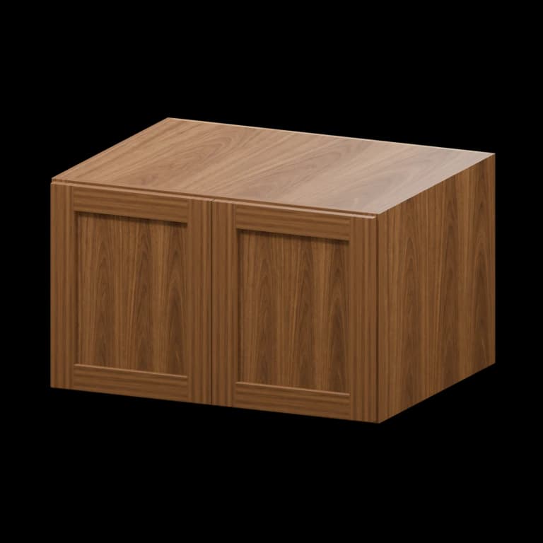 Kingston 30-in Wall Cabinet (W301824) in Walnut