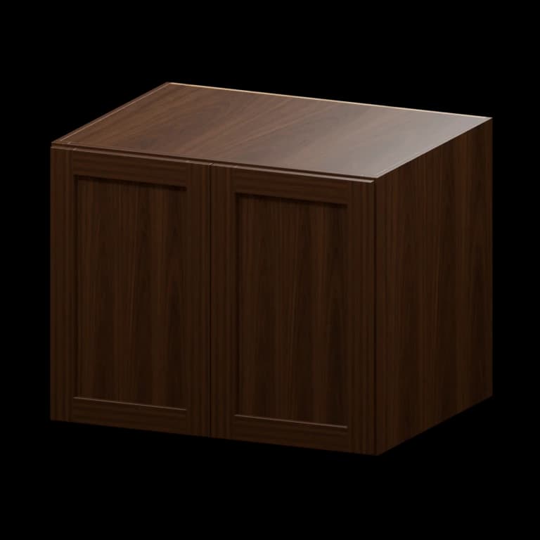 Kingston 30-in Wall Cabinet (W302424) in Espresso