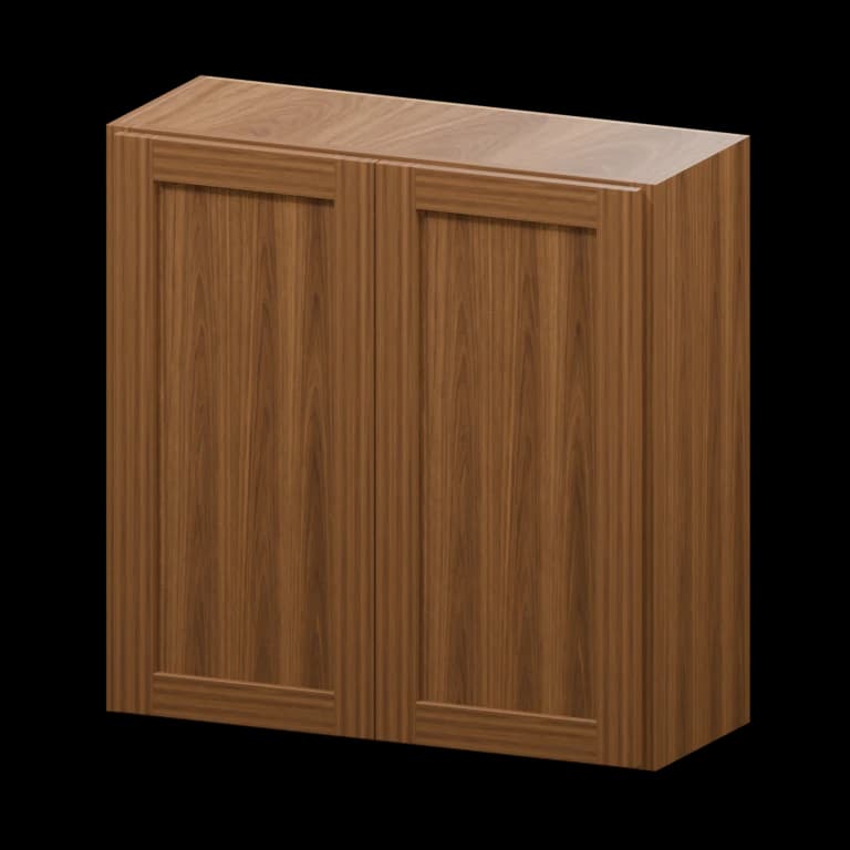 Fairview 30-in Wall Cabinet (W3030) in Walnut