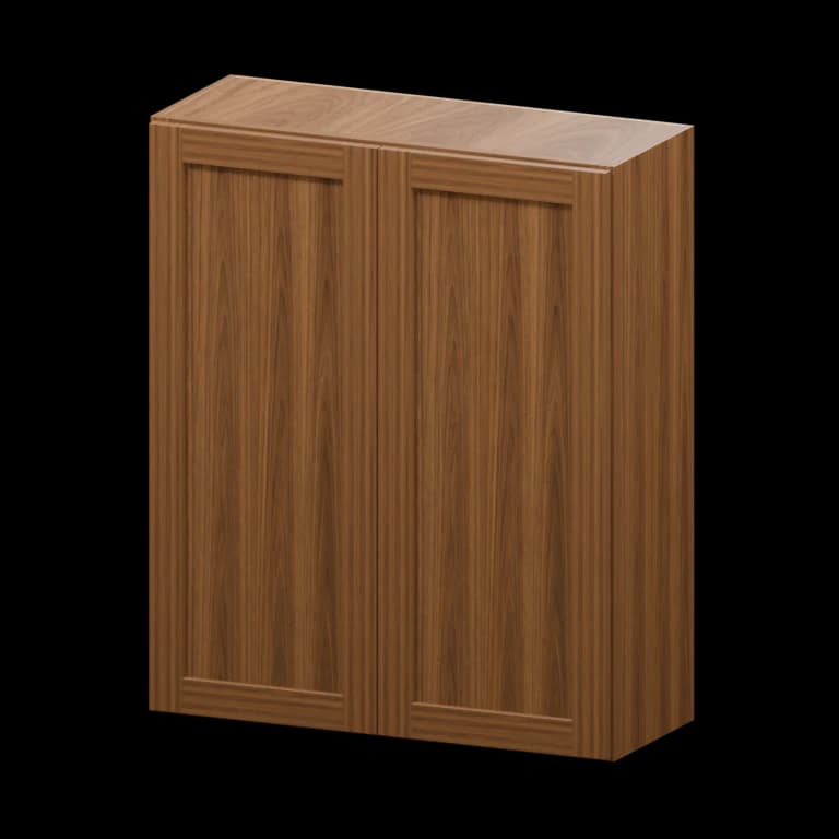 Kingston 30-in Wall Cabinet (W3036) in Walnut