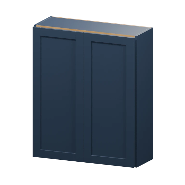 Centerville 30-in Wall Cabinet (W3036) in Navy Blue