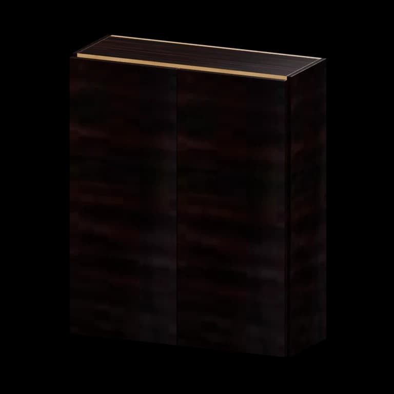 Burlington 30-in Wall Cabinet (W3036) in High Gloss Wenge