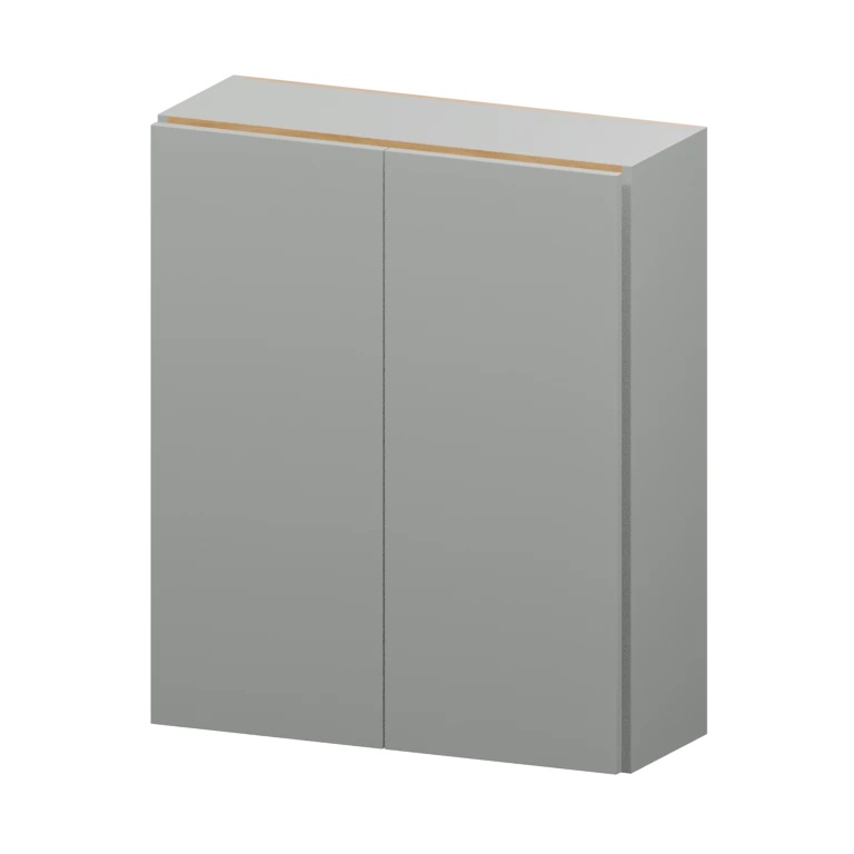 Auburn 30-in Wall Cabinet (W3036) in Solid Platinum