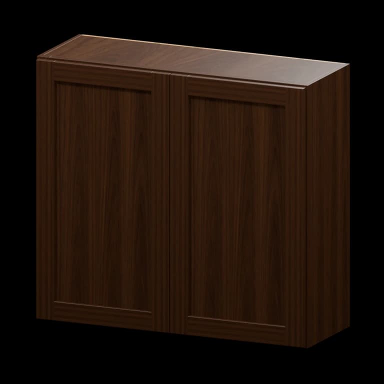 Kingston 33-in Wall Cabinet (W3330) in Espresso