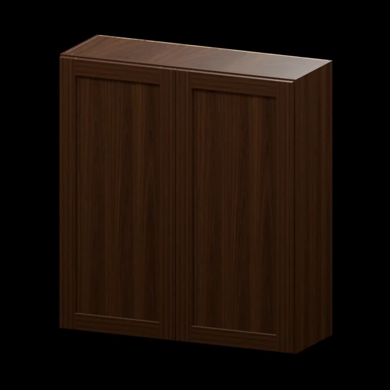 Kingston 33-in Wall Cabinet (W3336) in Espresso