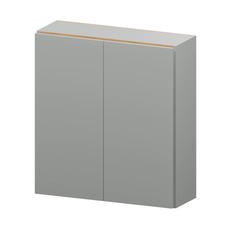 Auburn 33-in Wall Cabinet (W3336) in Solid Platinum