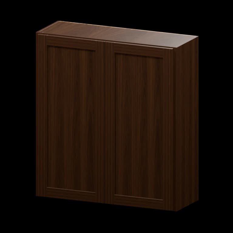 Fairview 33-in Wall Cabinet (W3336) in Espresso