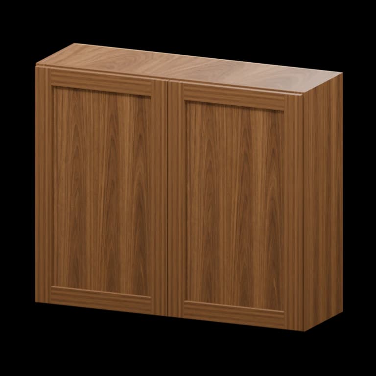 Kingston 36-in Wall Cabinet (W3630) in Walnut